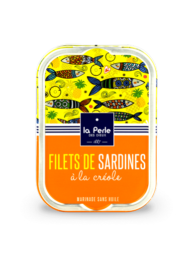 Filets de sardines sans huile a la creole