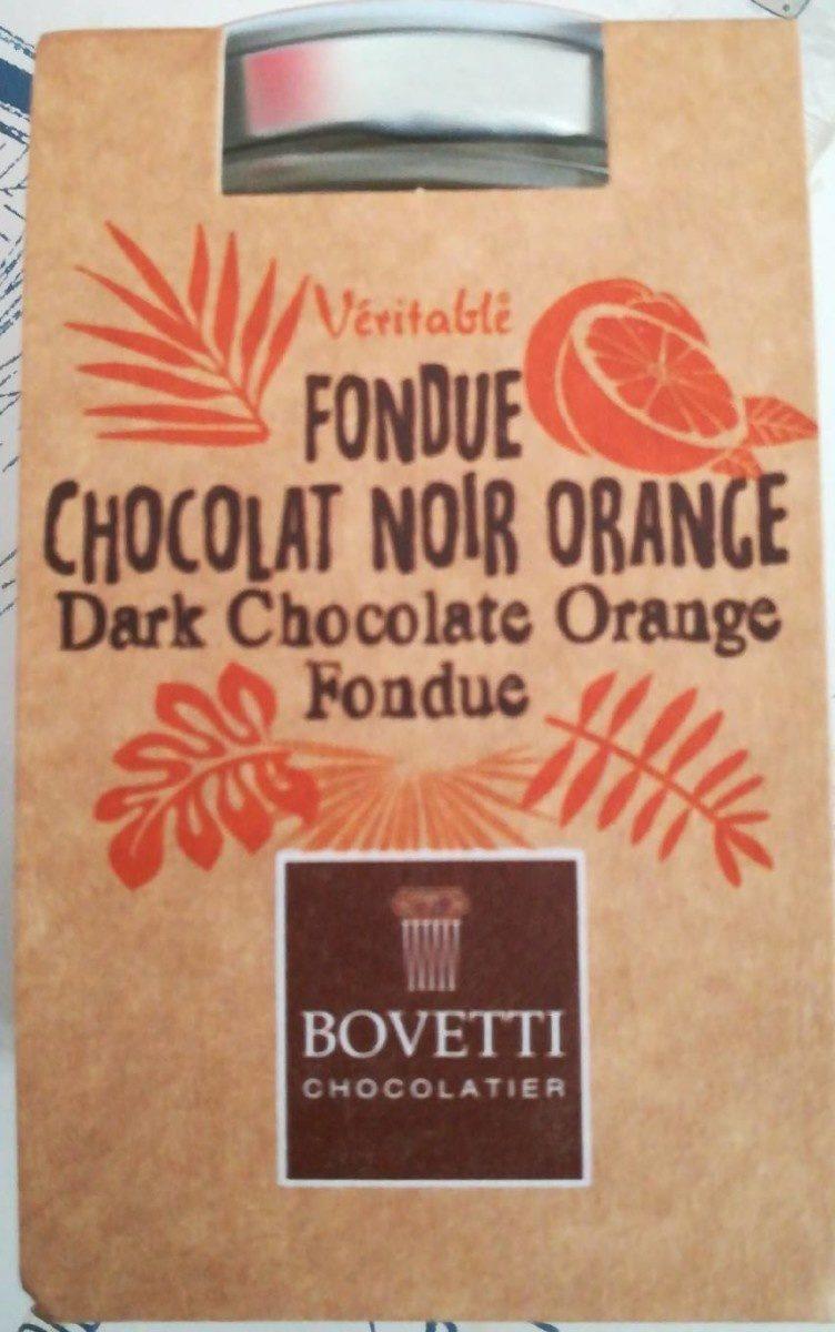 Fondue chocolat orange