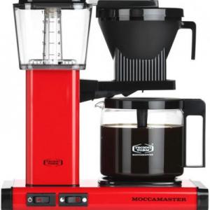 Moccamaster kaffeemaschine rot kgb