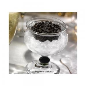 Service a caviar en verre souffle
