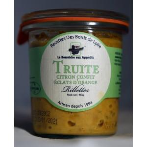 Truite au citron confit et eclats d orange