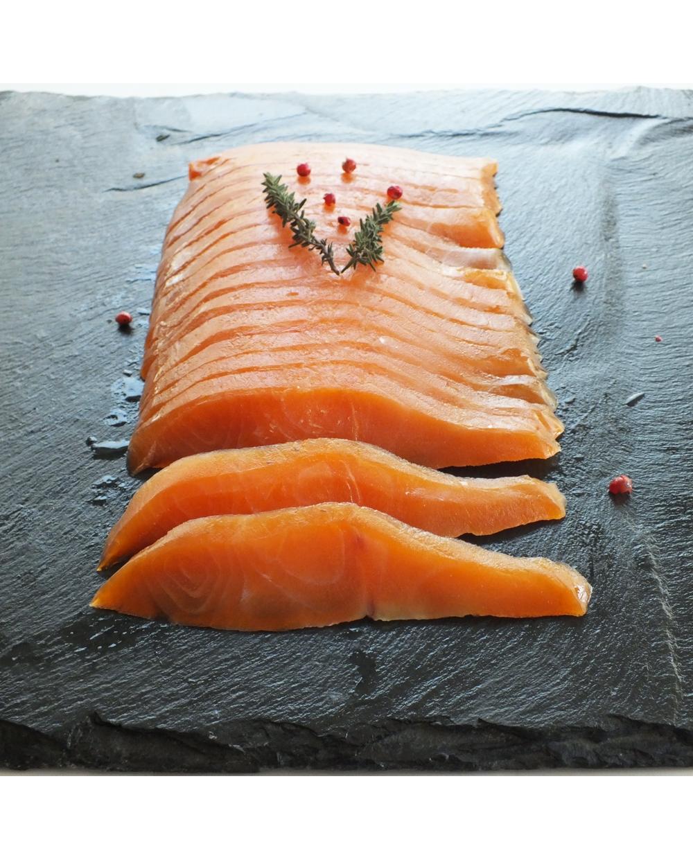 Truite fumee sans peau tranchees facon sashimi 200g