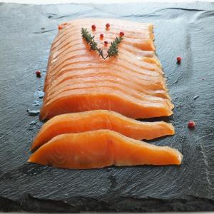 Truite fumee sans peau tranchees facon sashimi 200g